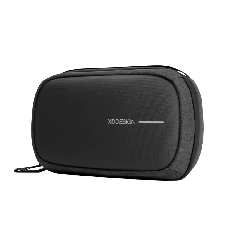 Kosmetikos krepšys XDDESIGN First-Class All-in-One Travel Organiser P706.3401, juodas, užtrauktuko uždarymas, prabangus dėklas