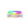 Cooler Master MasterFan MF120 Halo2 Balta Edition 120 mm ARGB korpuso ventiliatorius