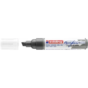 Edding 5000 Acrylic Marker platus permanentinis žymeklis kaltu antgaliu antracito spalvos