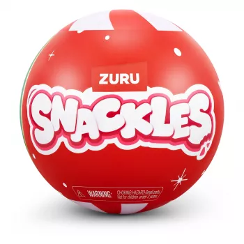 Žaislinė figūrėlė Zuru Snackles Christmas – staigmenų kolekcionuojamas aklas dėžutė, viena atsitiktinė figūrėlė