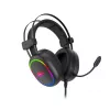 Havit GAMING HEADPHONE RGB Juoda 2016D ausinės, laidinės, galvos juostos