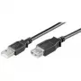 Wentronic Goobay USB 2.0 Hi-Speed prailginimo laidas, juodas, 0,3 m – USB 2.0 kištukas (A tipo) > USB 2.0 lizdas (A tipo) (68622)