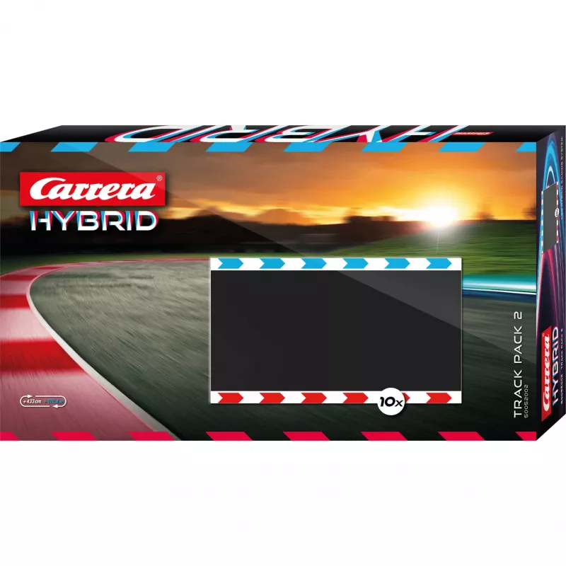 Slot car trasos praplėtimo rinkinys CARRERA Hybrid Track Pack 2 pratęsimas / automobilių rinkinys