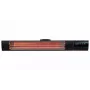 Infraraudonųjų spindulių šildytuvas SUNRED RD-DARK-25, 2500 W, montuojamas ant sienos, IP55, juodas