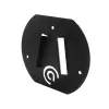 Lenktyninio vairo stovas Asetek 40-035-0035001 — plieninis, juodas, 140×1,5×120 mm