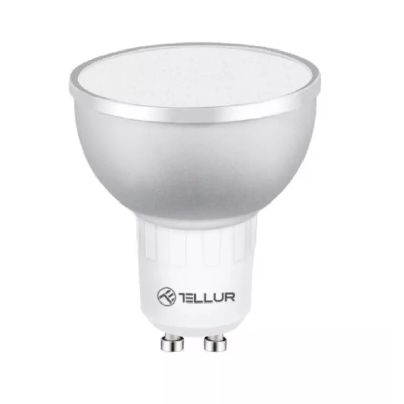 LED išmanioji lemputė Tellur GU10 5W RGB pritemdoma – GU10 lizdas, 5W, RGB, išmanusis valdymas