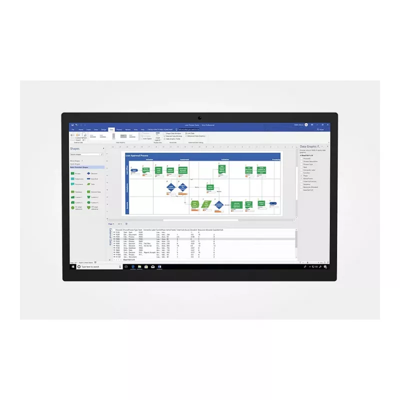 Microsoft MS Visio Professional 2021 Win English P8 1 License Medialess (EN)