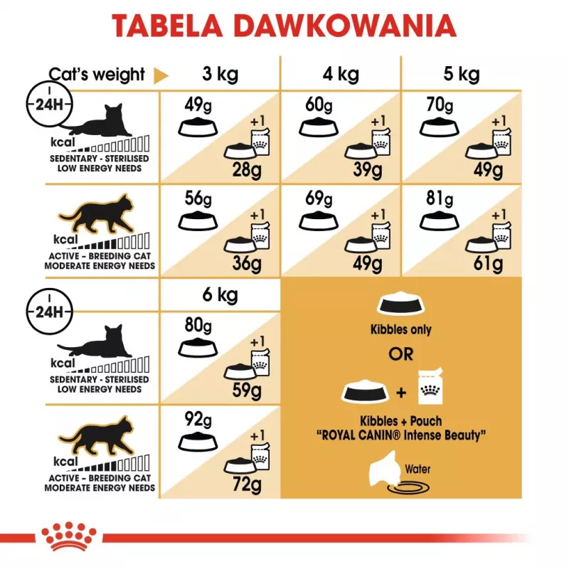 Sausas kačių maistas Royal Canin Sphynx Adult 2 kg — kiaulienos skonio, 33% baltymų, 23% riebalų