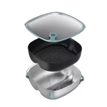 Aliuminio įdėklas Philips gruzdintuvei HD9960/00, 216×217×91 mm