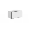 Spintelė cama meble ROCO RO3, pastatoma prie sienos, 75×37×39 cm, balta/juoda/balta