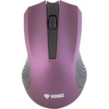 2.4 GHz optinė simetrinė belaidė pelė, 3 mygtukai, violetinė