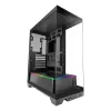 TACENS Mars Gaming MCPRISMA Midi Tower kompiuterio korpusas, juodas, grūdintas stiklas, palaiko ATX/Micro-ATX/Mini-ITX, 2x3,5 colių + 2x2,5 colių lizdai
