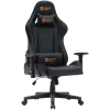Žaidimų kėdė CANYON Irida RGBCH03 RGB juoda ergonomiško dizaino, reguliuojami porankiai, atlošiama atlošas