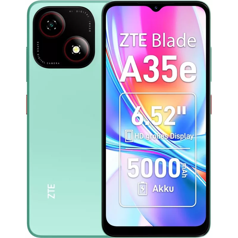 Išmanusis telefonas ZTE Blade A35e 6,52 colio 2 GB RAM 64 GB Dual-SIM