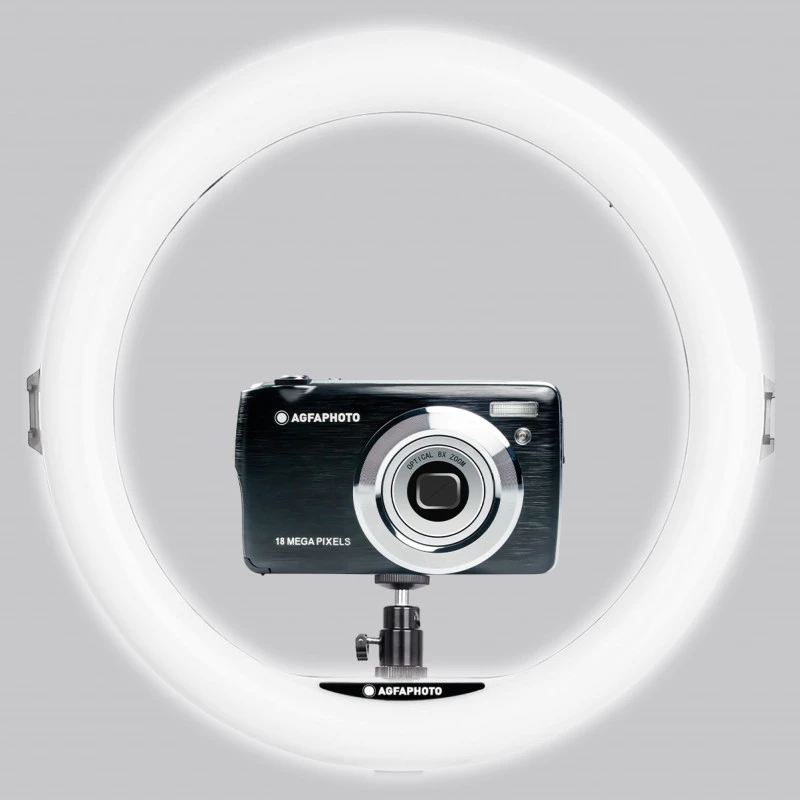 Agfa Arl11xl žiedinė LED lempa 11 + stovas + nuotolinis valdymas