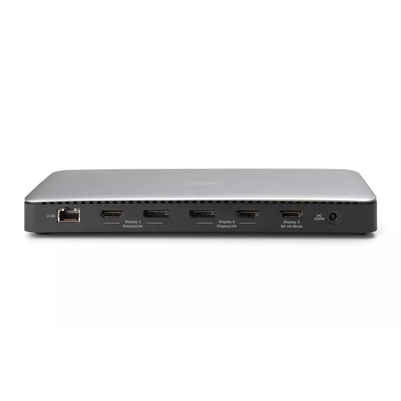 Digitus USB-C prijungimo stotis 13 prievadų USB 3.2 Gen 2 4K Ultra HD