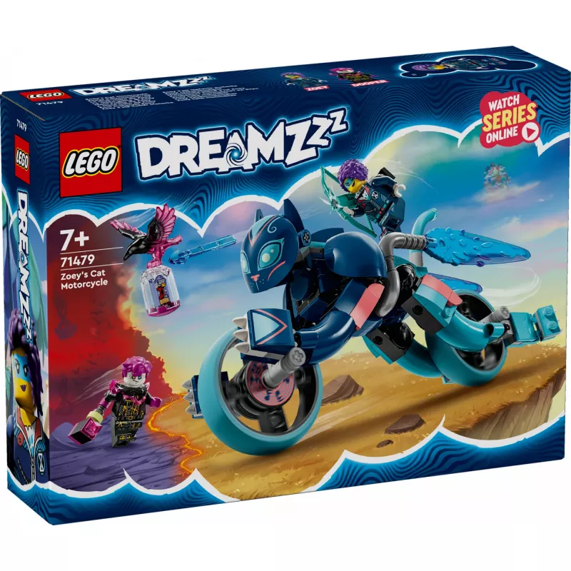 LEGO DREAMZzz Zoey's Cat Motorcycle Bike Building Toy 71479