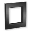 eQ-3 Homematic IP stiklinis rėmelis 1 vietos, juodas (162148A1)