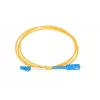 Extralink šviesolaidinis pataisinis kabelis LC/UPC į SC/UPC, vienmodis G.652D, simpleksinis, 3 mm apvalkalas, 2 m