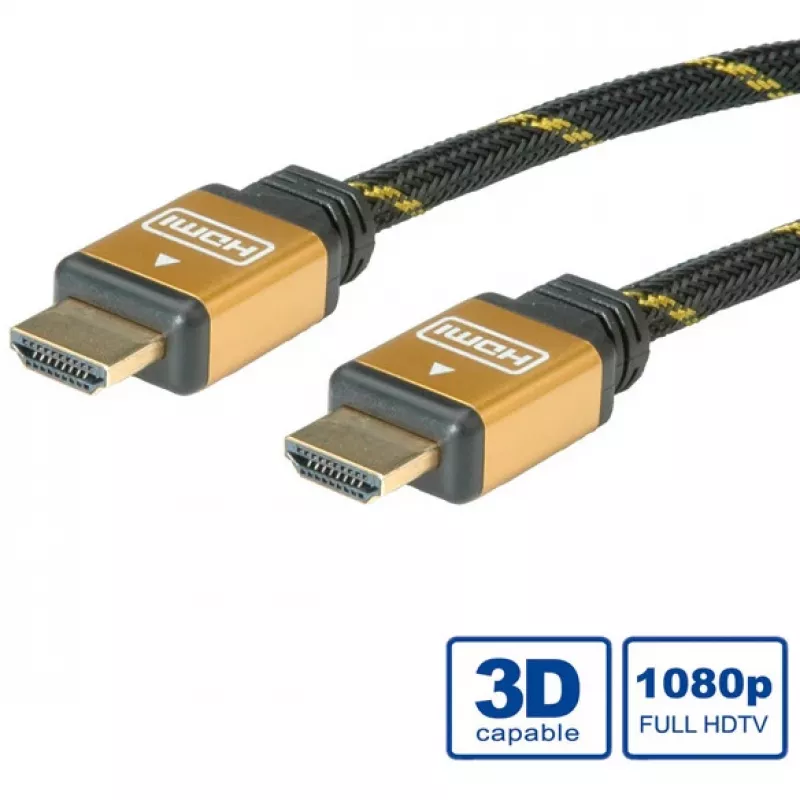 HDMI kabelis ROLINE GOLD HDMI M – HDMI M 15 m