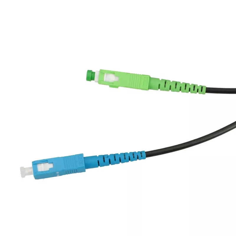 Skaidulinis optinis FTTH kabelis Extralink EX.18563 G.657.A2 SC–SC 160 m juodas