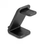 “DELOCK 66941” belaidis 3-in-1 įkroviklis, skirtas išmaniajam telefonui, išmaniajam laikrodžiui ir ausinėms, USB-C, 15 W, vidinis, juodas