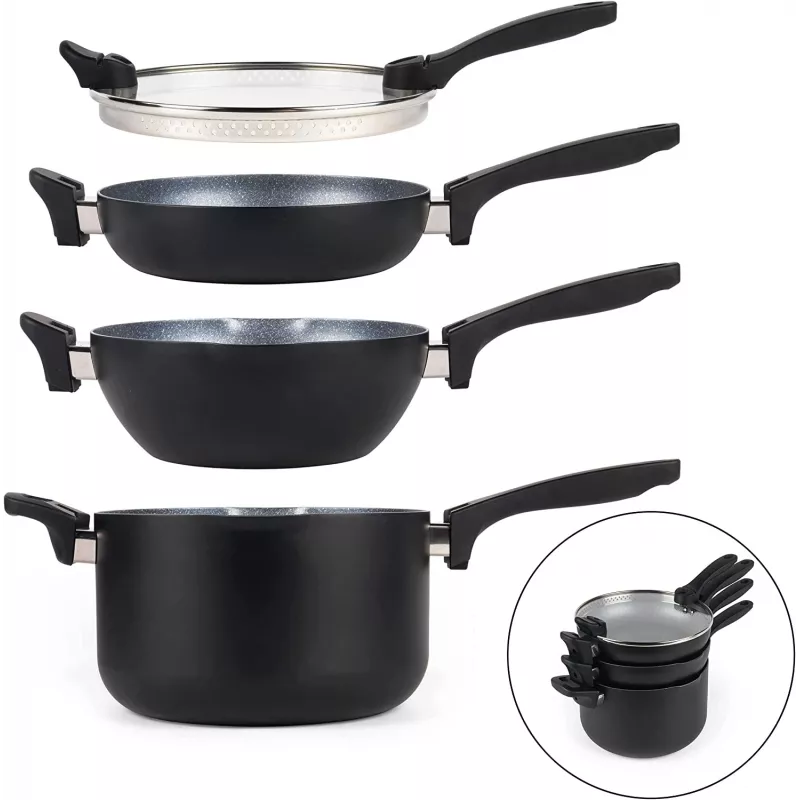 Stalo įrankių rinkinys Russell Hobbs RH01840EU7 — 4 dalių sukraunamas metalinio marmuro
