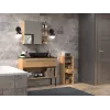 Vonios spintelė Top e Shop NEL V DDS ARTISAN — laisvai statoma, ąžuolo rėmas, 3 lentynos, 300×300×850 mm
