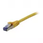 komutacinis kabelis RJ45 - CAT6A 500 MHz - 0,5 m - geltonas - S-STP (S/FTP) - AWG26 - LSZH - Synergy 21