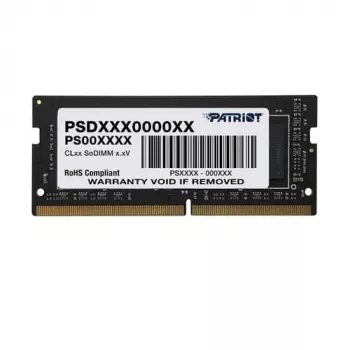 Nešiojamojo kompiuterio atminties modulis PATRIOT SO-DIMM DDR4 8GB 3200MHz 260 kontaktų 1,2V CL22 be buferio