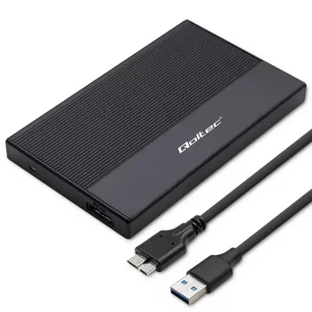 Korpusas 2,5 colio SATA SSD/HDD QOLTEC 52277 USB 3.0