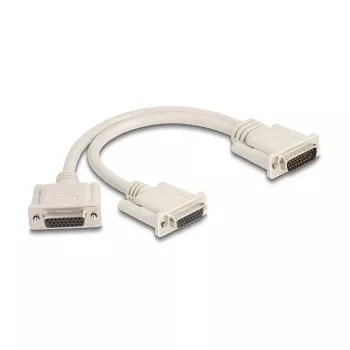 DeLOCK 67171 nuoseklusis laidas smėlio spalvos 0,3 m DB-26 2 x DB-26