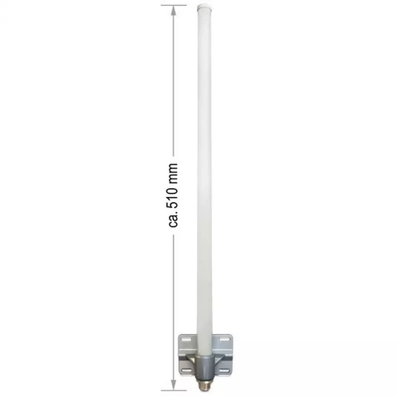 ALLNET antena 2,4 GHz 8dBi visakryptė lauko N-Type-Female ANT-24-1T1R-OMNI-8dbi (ANT-24-1T1R-OMNI-8dbi)