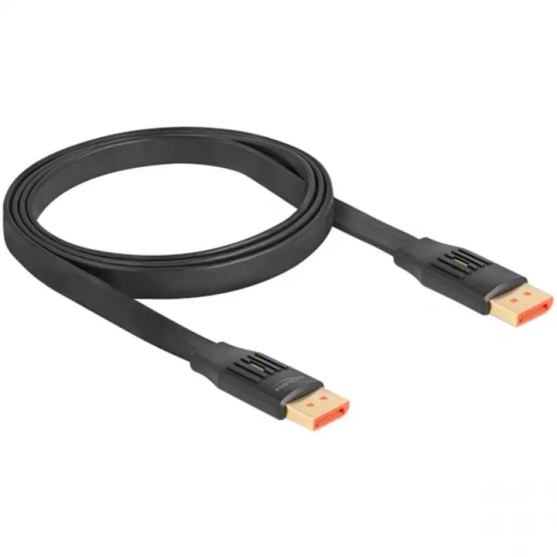 DeLOCK DisplayPort plokščias juostinis laidas 8K 60 Hz 1 m