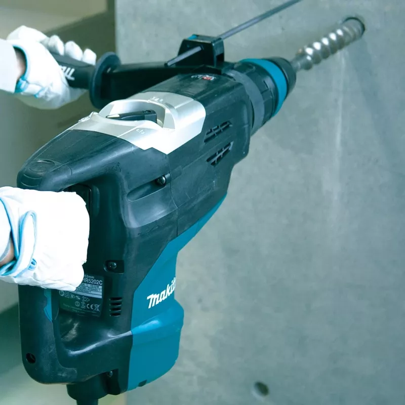 MAKITA HR5202C rotacinis plaktukas SDS-MAX 20J 1510W Juodas, Mėlynas