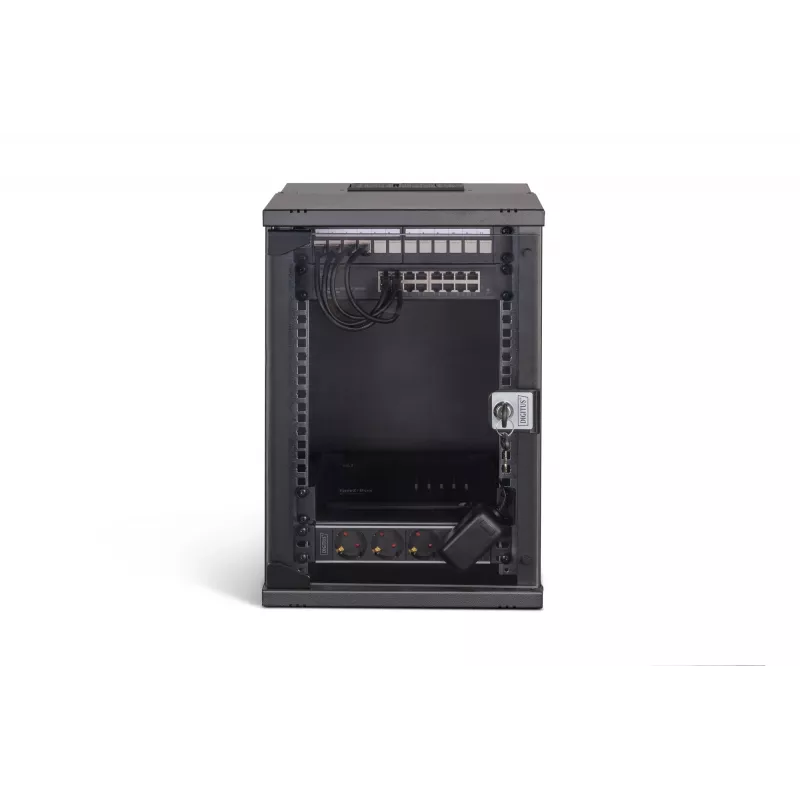 Sieninis stovas Digitus DN-49103-SET 9U 315 x 300 mm Juodas
