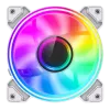 Gamemax | Korpuso ventiliatorius | DUAL RING INFINITY | Balta
