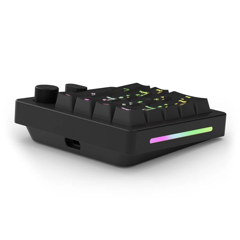 Laidinis / Belaidis Skaičių Klaviatūra Triton Glorious GMMK Wireless Numpad — Fox mechaniniai jungikliai, juoda
