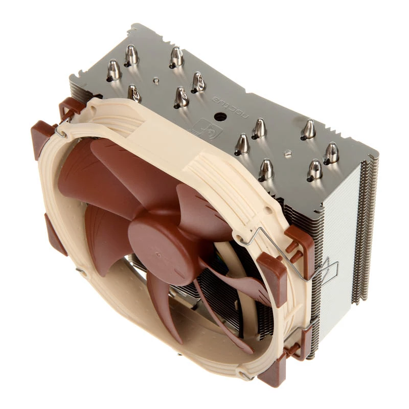 Noctua NH-U14S kompiuterio aušinimo komponentas procesoriaus aušintuvas 12 cm Bronzinė, Nerūdijantis plienas