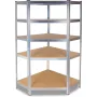 Metalinis kampinis sandėliavimo stelažas G9040 40 cm