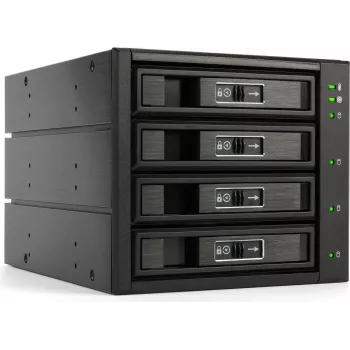 FANTEC BP-T3141, 4x SAS/SATA 6G 3,5/2,5 HDD/SSD 3x5,25 col. galinės plokštės modulis (2192)