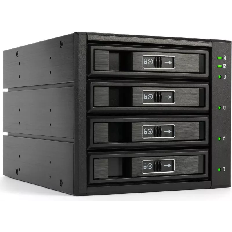 FANTEC BP-T3141, 4x SAS/SATA 6G 3,5/2,5 HDD/SSD 3x5,25 col. galinės plokštės modulis (2192)