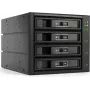 FANTEC BP-T3141, 4x SAS/SATA 6G 3,5/2,5 HDD/SSD 3x5,25 col. galinės plokštės modulis (2192)