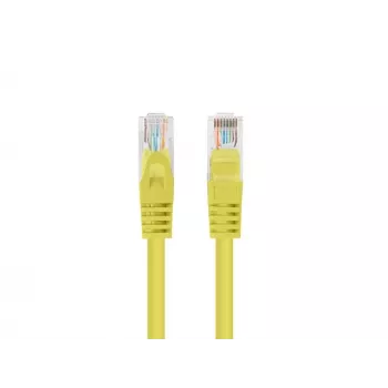 Eterneto komutacinis kabelis LANBERG PCU6-20CC-0300-Y Cat6 U/UTP 3 m, RJ-45 į RJ-45, geltonas
