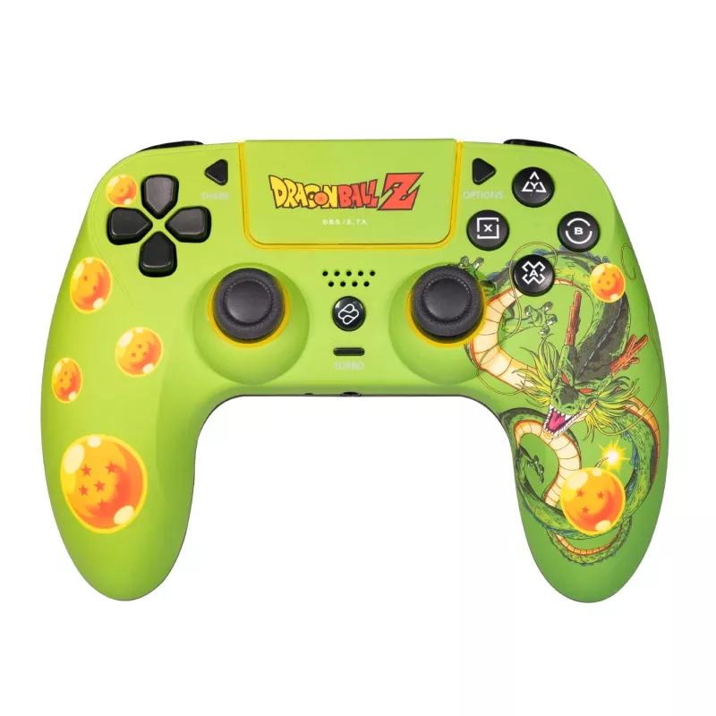 Blade FR-TEC DBPS4GP, žaidimų pultas, PC, PlayStation 4, D-Pad, pradžios mygtukas, parinkčių mygtukas, bendrinimo mygtukas, analoginis / skaitmeninis, raudona / žalia / mėlyna, belaidis