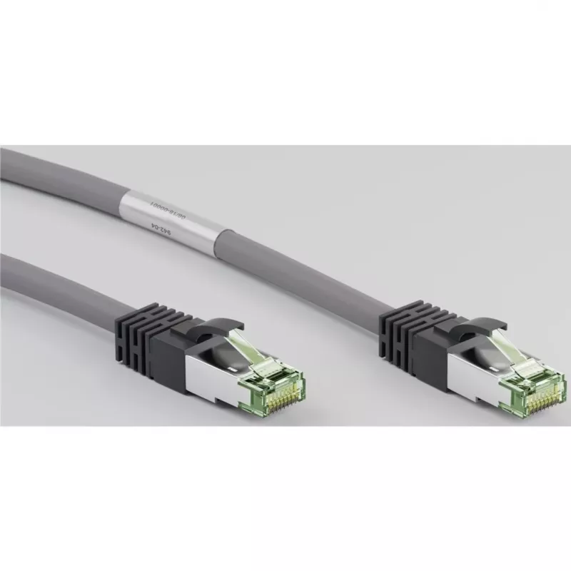 Goobay CAT 8.1 kabelis, S/FTP (PiMF), pilkas, 3 m - LSZH be halogenų, varinis AWG 24 (55138)