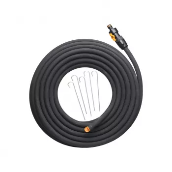 Sodo žarna Fiskars 1025935 — guma, 15 m, virš žemės, atspari UV, juoda, 39 mm Ø
