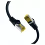 “EFB-Elektronik RJ45 komutacinis kabelis Cat.6A S/FTP LSZHCat.7 neapdorotas laidas juodas 0,15 m Gamintojas: EFB Elektronik (MK7001.0,15B)”