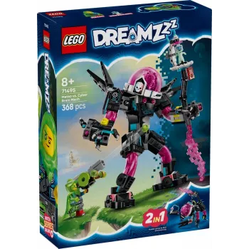 Konstruktorius LEGO 71495 Mateo vs. Cyberbrain Mech — žaidimų rinkinys su minifigūromis ir statomu mecha