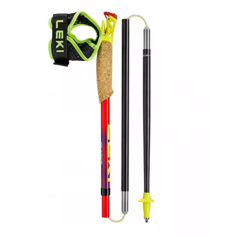 Leki TRL Ultratrail FX One 120 cm lazdos, raudonos